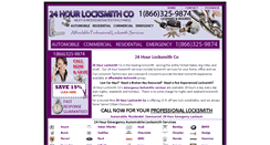 Desktop Screenshot of 24hourlocksmithco.com